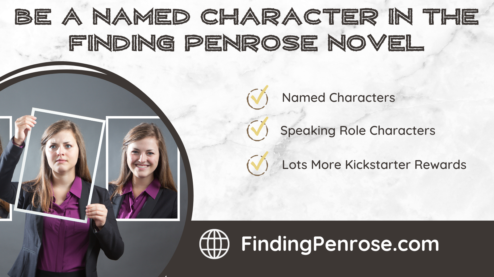 Be A Named Character in Finding Penrose Novel (Twitter Post)