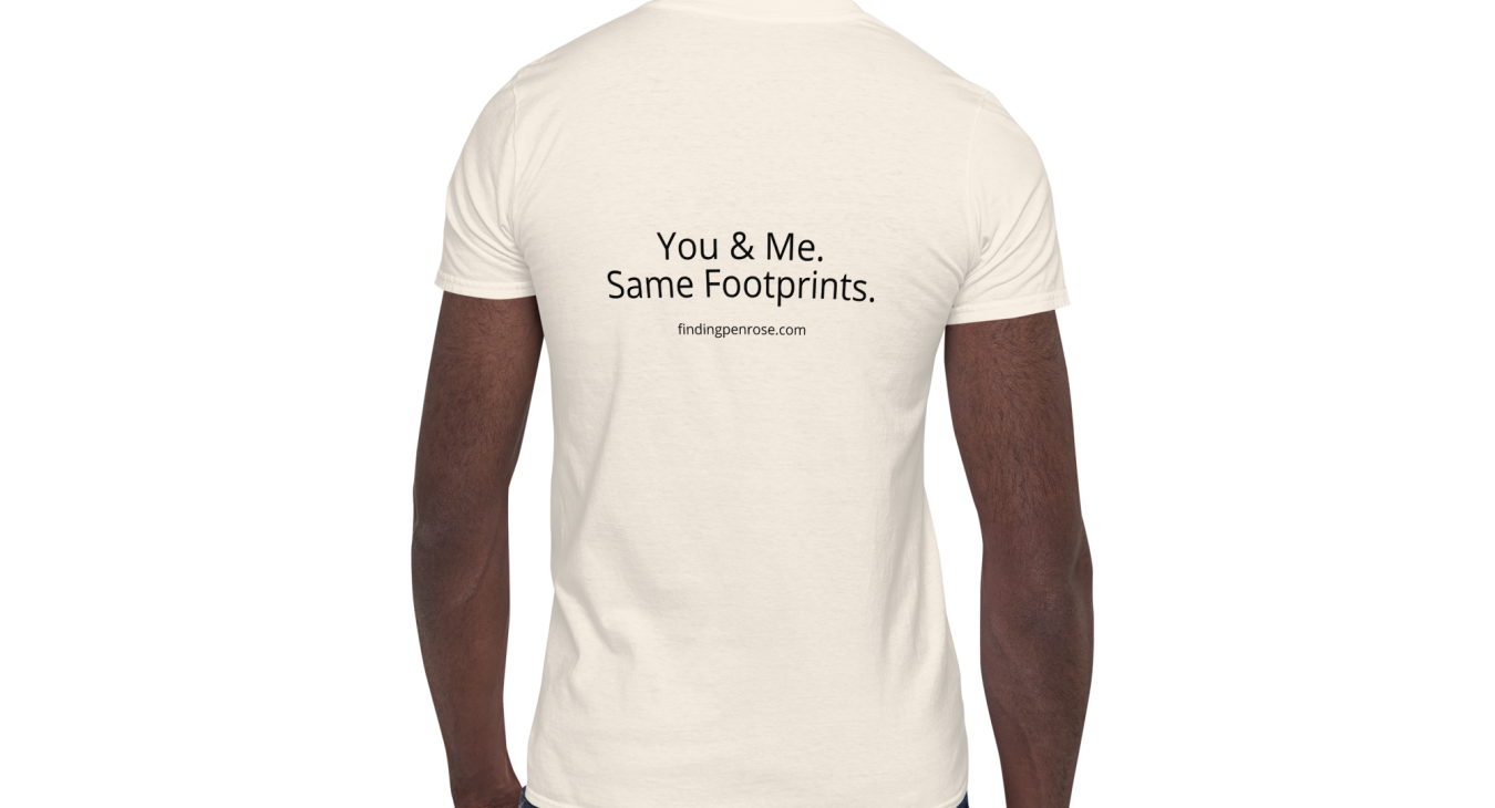 Finding Penrose Zebra Tee Shirt Back