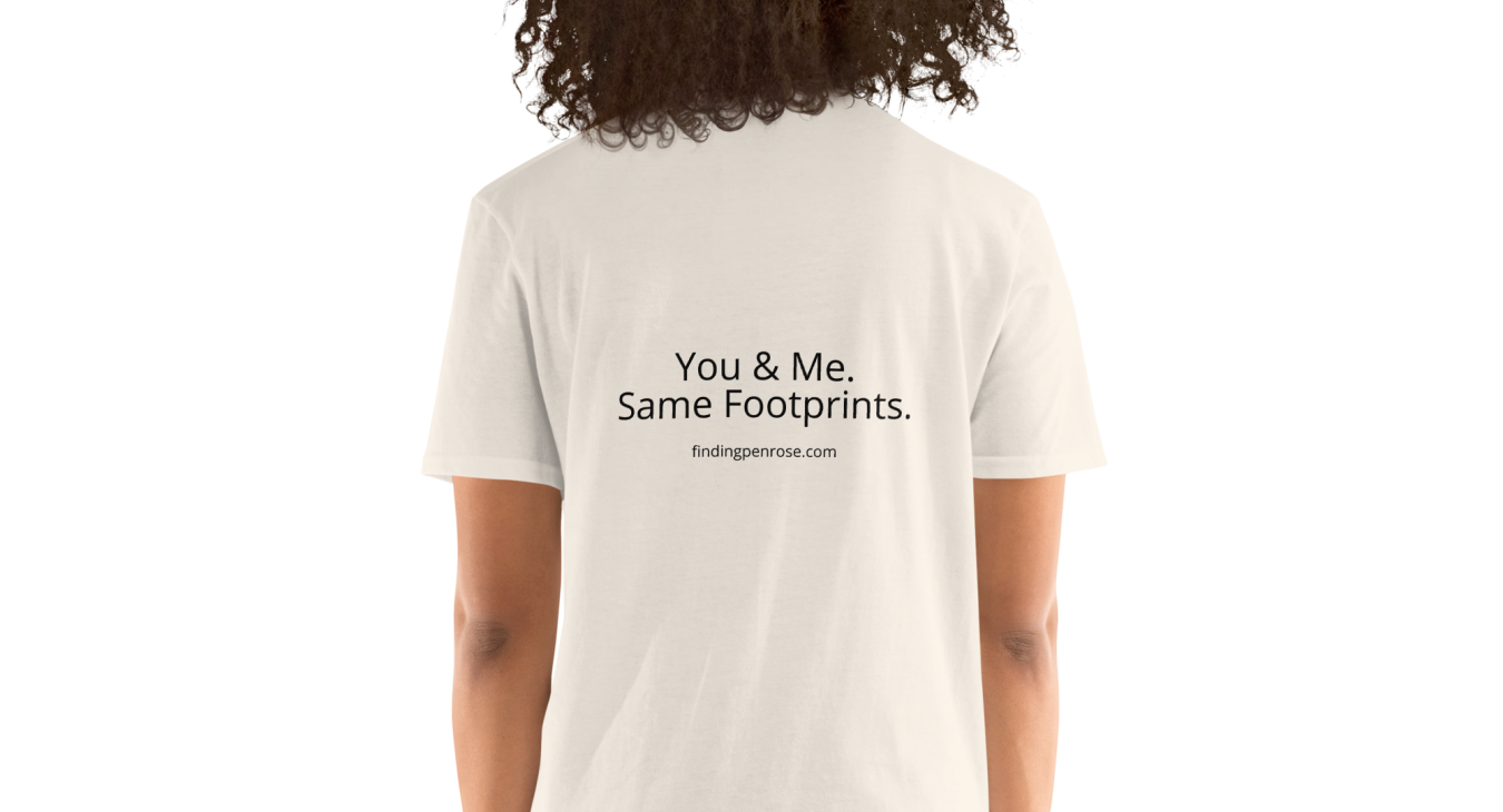 Finding Penrose Zebra Tee Shirt Back