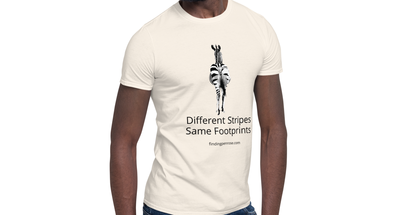 Finding Penrose Zebra Tee Shirt Front